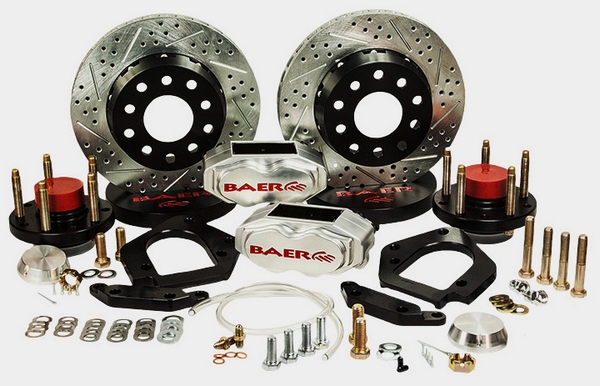 11" Front SS4+ Deep Stage Drag Race Brake System - Fire Red